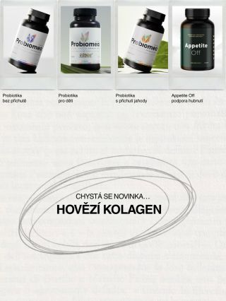 Toto jsou nové kabátky všech našich produktů. A i když se sice oblekly do nového, nemusíte se bát, složení zůstalo stejné....